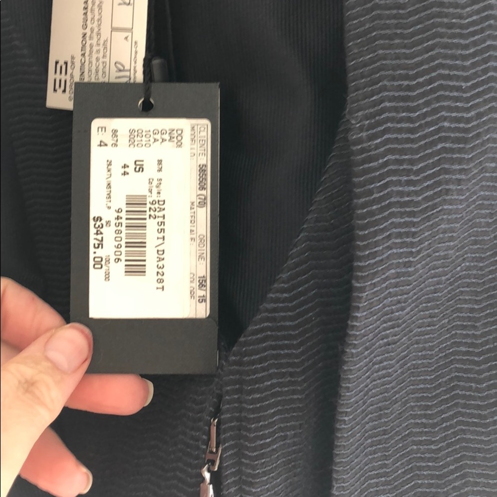 New With Tags Navy Giorgio Armani Jacket size 44